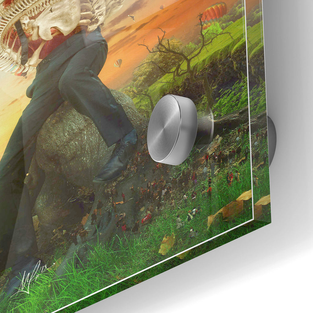 Epic Art 'Afraid of Monsters' by Mario Sanchez Nevado, Acrylic Glass Wall Art,24x36