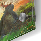 Epic Art 'Afraid of Monsters' by Mario Sanchez Nevado, Acrylic Glass Wall Art,24x36