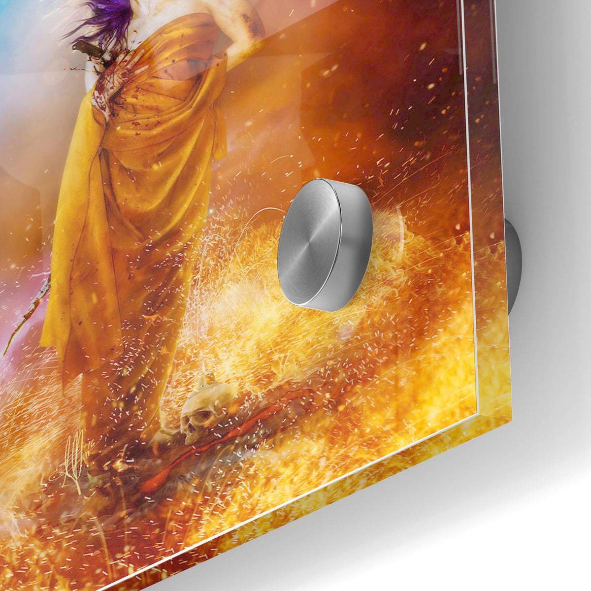 Epic Art 'Plus Ultra' by Mario Sanchez Nevado, Acrylic Glass Wall Art,24x36