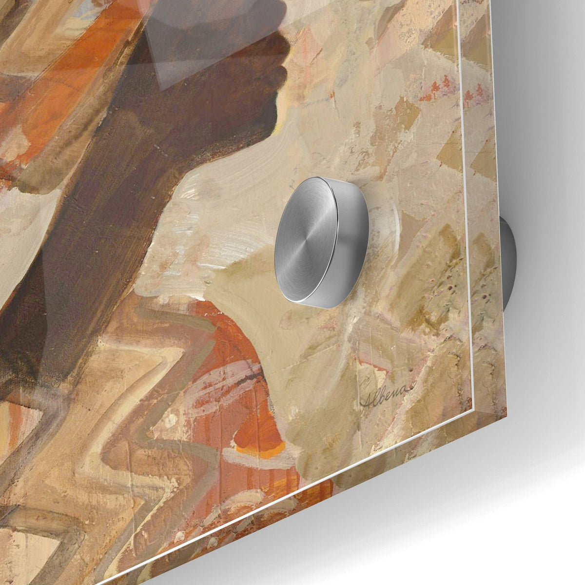 African Beauty I by Albena Hristova - 24x36 acrylic wall art in a room