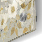 Fading Spring Gray and Gold by Albena Hristova - 24x36 acrylic wall art in a room