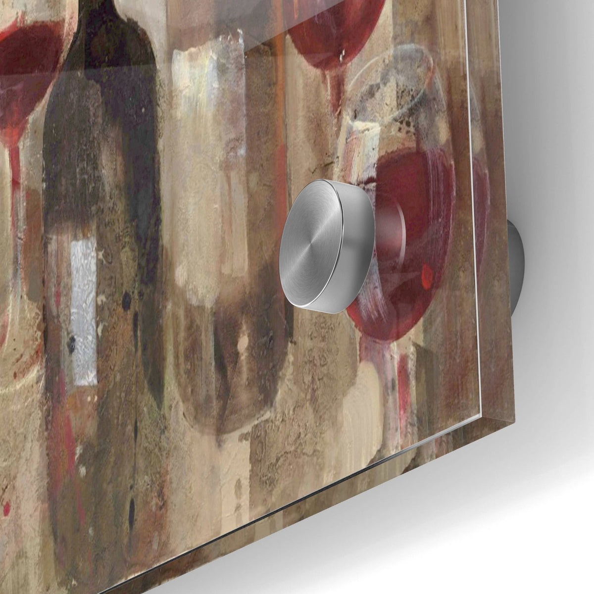 Festa I v2 Neutral by Albena Hristova - 24x36 acrylic wall art in a room