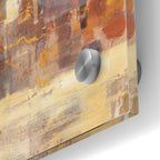 City Skyline at Dusk by Albena Hristova - 24x36 acrylic wall art in a room