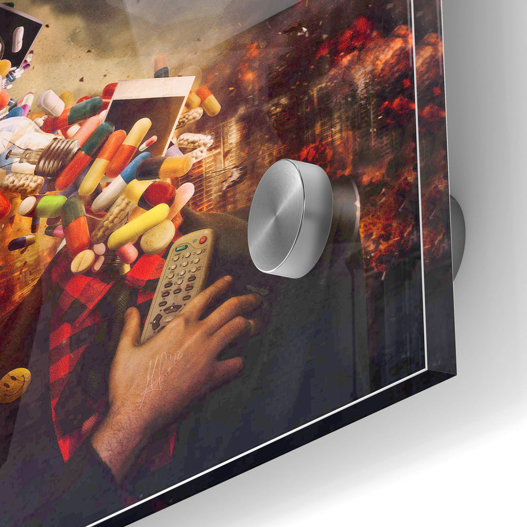 Epic Art 'Comfortably Numb' by Mario Sanchez Nevado, Acrylic Glass Wall Art,24x36