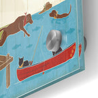 Epic Art 'Lake Pals I' by Veronique Charron, Acrylic Glass Wall Art,24x36