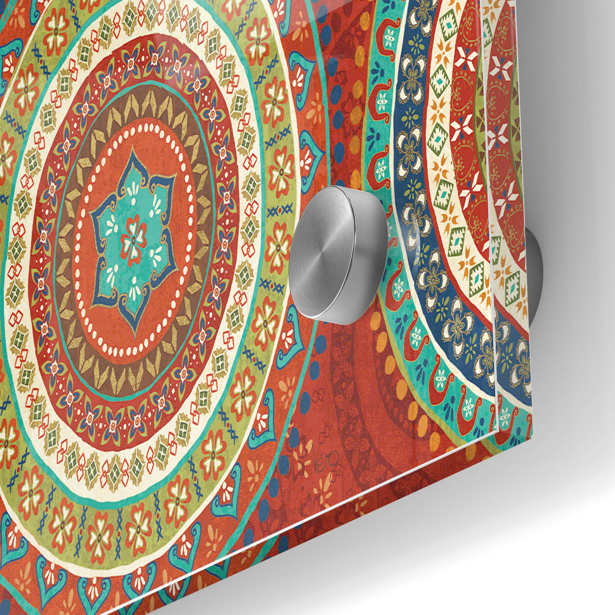 Epic Art 'Mexican Fiesta VII' by Veronique Charron, Acrylic Glass Wall Art,24x36