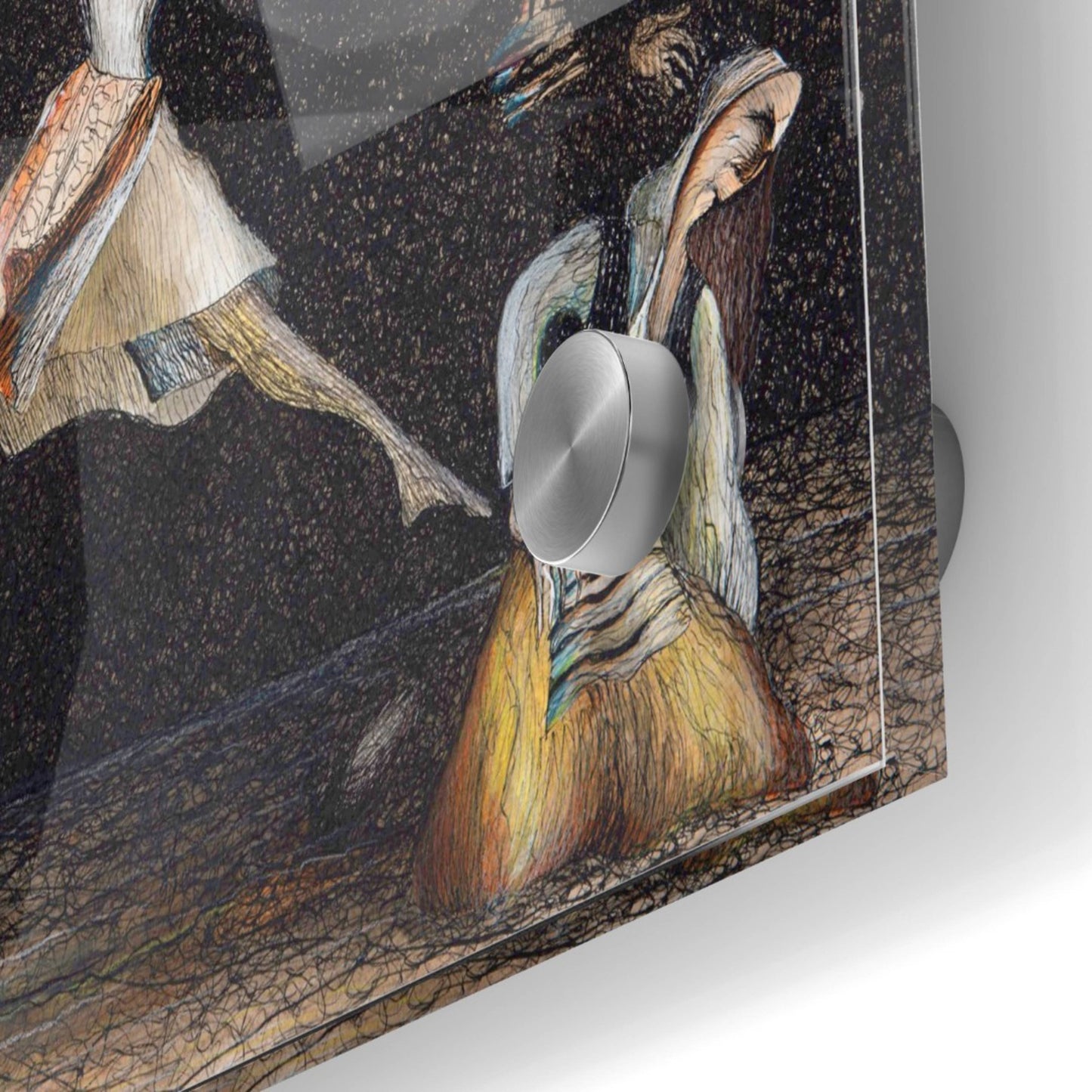 Epic Art 'Cuca e Maleve' by Samedin Asllani, Acrylic Glass Wall Art,24x36