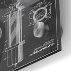 Epic Art 'Barber Pole Blueprint Patent Chalkboard' Acrylic Glass Wall Art,24x36