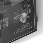 Epic Art 'Arch Bridge Blueprint Patent Chalkboard' Acrylic Glass Wall Art,24x36