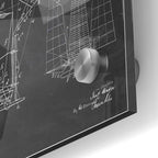 Epic Art 'Flying Machine, 1904 Blueprint Patent Chalkboard' Acrylic Glass Wall Art,24x36