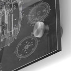 Epic Art 'Hand Grenade Blueprint Patent Chalkboard' Acrylic Glass Wall Art,24x36