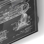 Epic Art 'Stapler Blueprint Patent Chalkboard' Acrylic Glass Wall Art,24x36