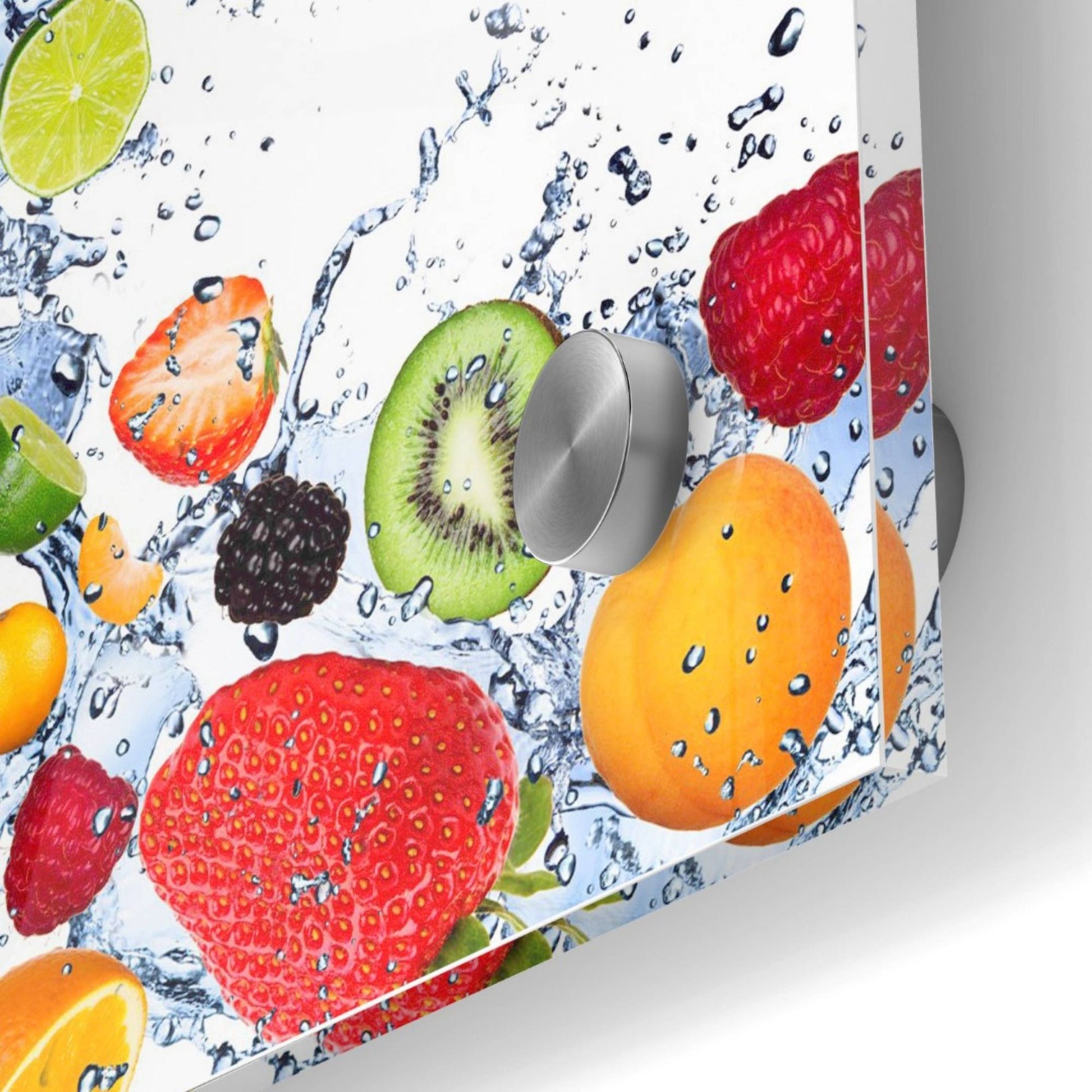 Epic Art "Fruit Splash II" Acrylic Glass Wall Art,36x36
