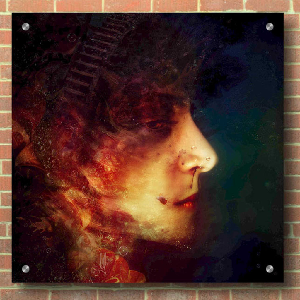 Epic Art 'A Moment of Doubt' by Mario Sanchez Nevado, Acrylic Glass Wall Art,36x36