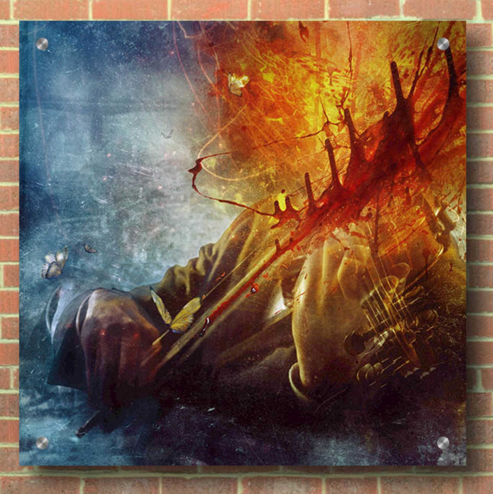 Epic Art 'A Look Into The Abyss' by Mario Sanchez Nevado, Acrylic Glass Wall Art,36x36