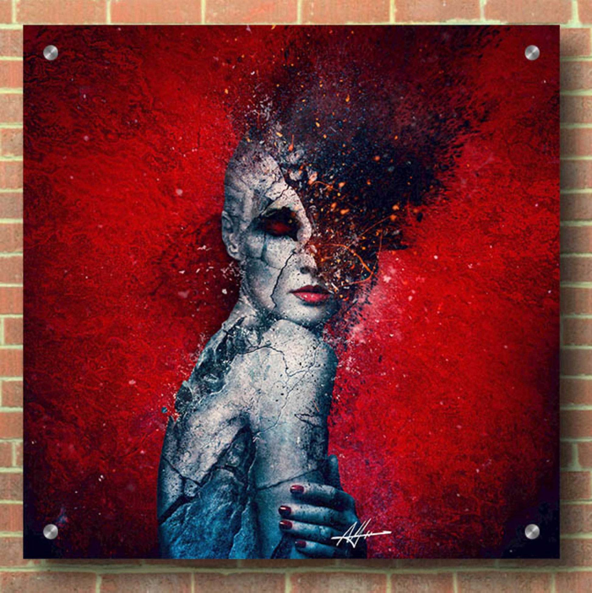 Epic Art 'Indifference' by Mario Sanchez Nevado, Acrylic Glass Wall Art,36x36