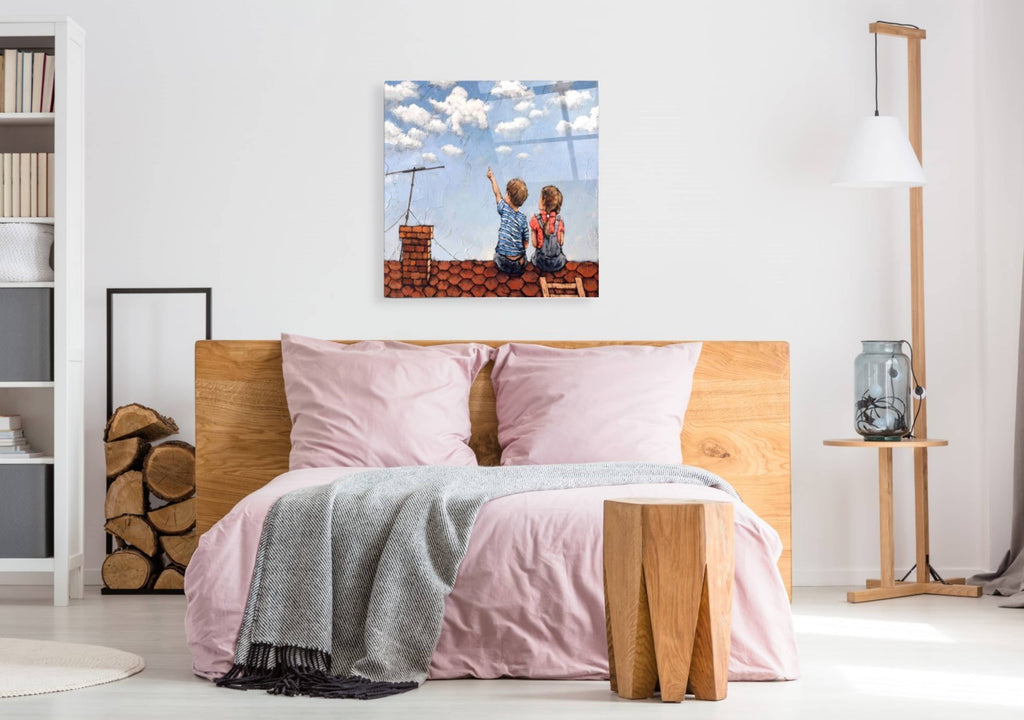 Epic Art 'Counting Clouds' by Alexander Gunin, Acrylic Glass Wall Art,36x36