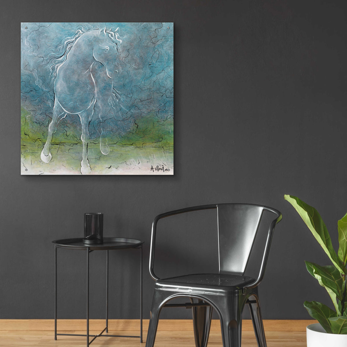 Epic Art 'And You' by Samedin Asllani, Acrylic Glass Wall Art,36x36