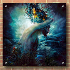 Epic Art 'Charade' by Mario Sanchez Nevado, Acrylic Glass Wall Art,36x36