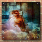Epic Art 'Clouds' by Mario Sanchez Nevado, Acrylic Glass Wall Art,36x36