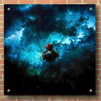 Epic Art 'Travel is Dangerous' by Mario Sanchez Nevado, Acrylic Glass Wall Art,36x36
