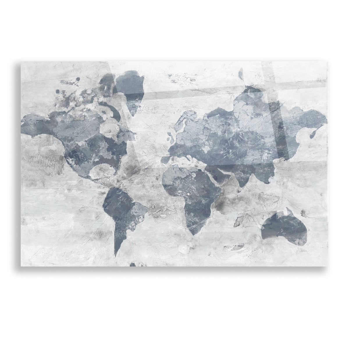 Golden World Neutral by Albena Hristova acrylic glass wall art