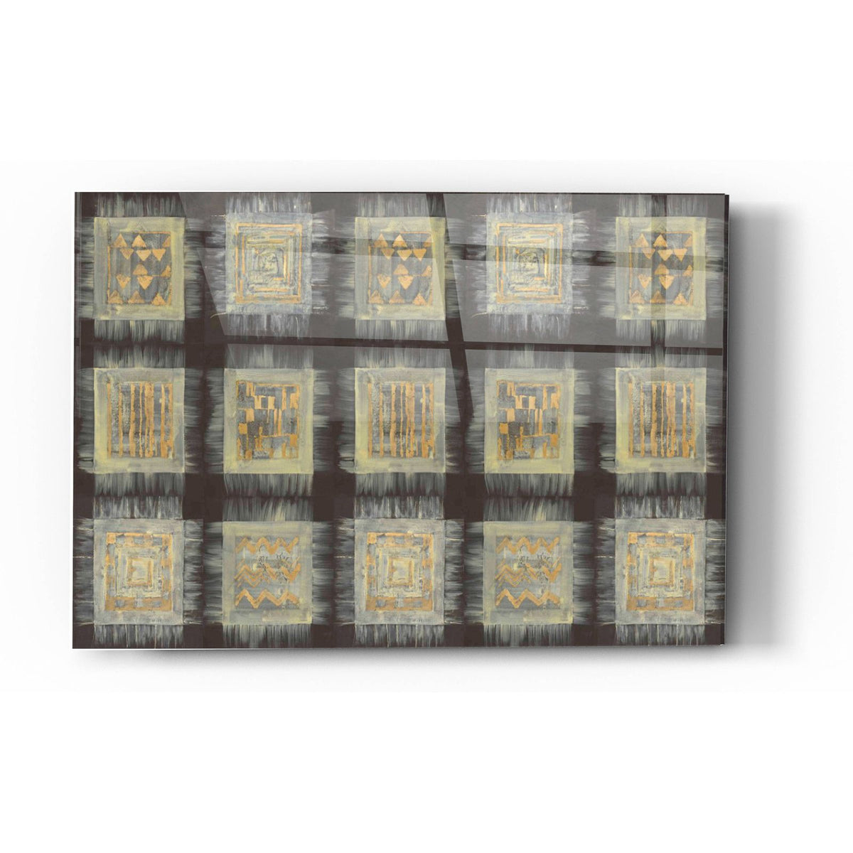 Gold Tapestry VIII RUG by Albena Hristova acrylic glass wall art