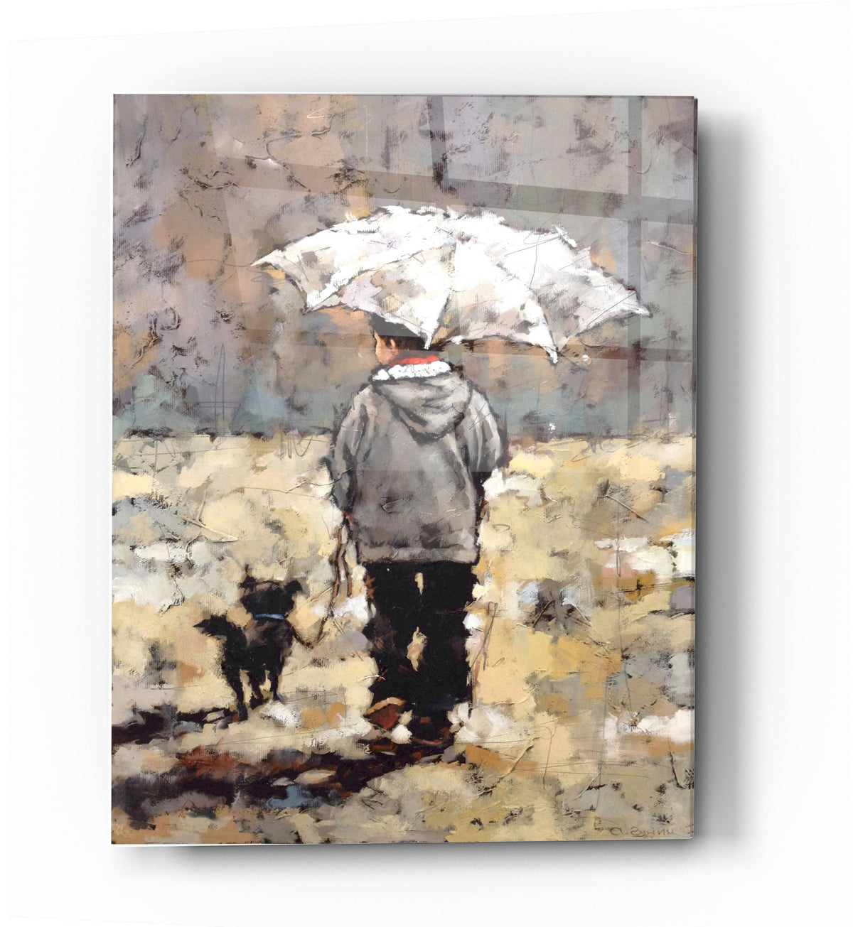 Epic Art 'Autumn Beach' by Alexander Gunin, Acrylic Glass Wall Art