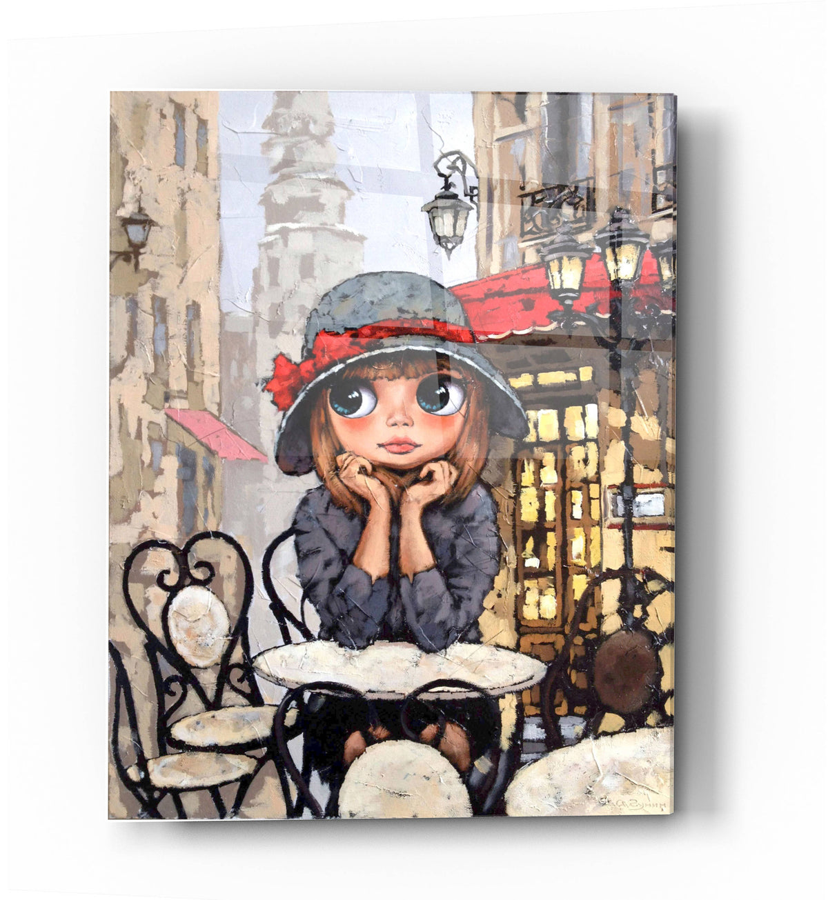 Epic Art 'Morning Coffee' by Alexander Gunin, Acrylic Glass Wall Art