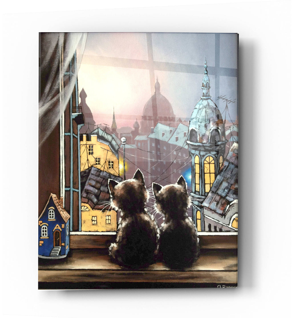 Epic Art 'Romantics' by Alexander Gunin, Acrylic Glass Wall Art