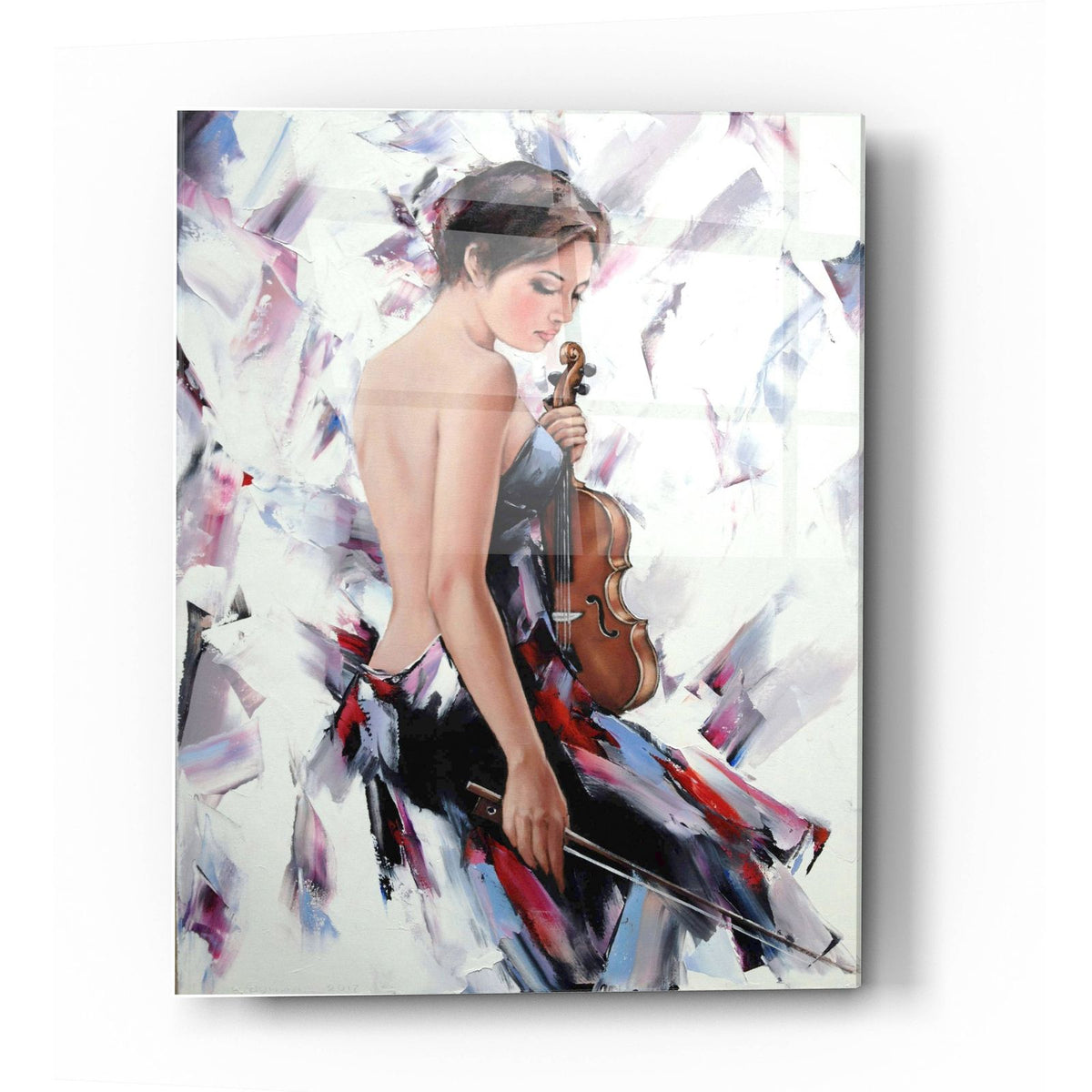 Violinist by Alexander Gunin acrylic glass wall art