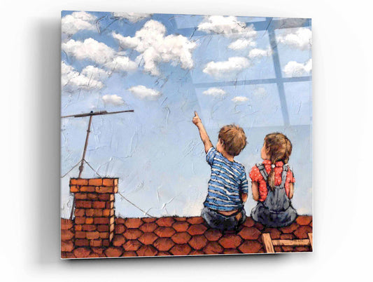 Epic Art 'Counting Clouds' by Alexander Gunin, Acrylic Glass Wall Art