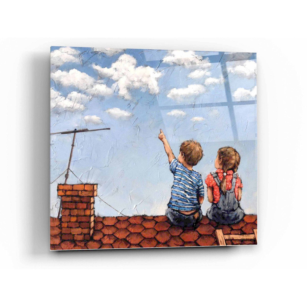 Epic Art 'Counting Clouds' by Alexander Gunin, Acrylic Glass Wall Art