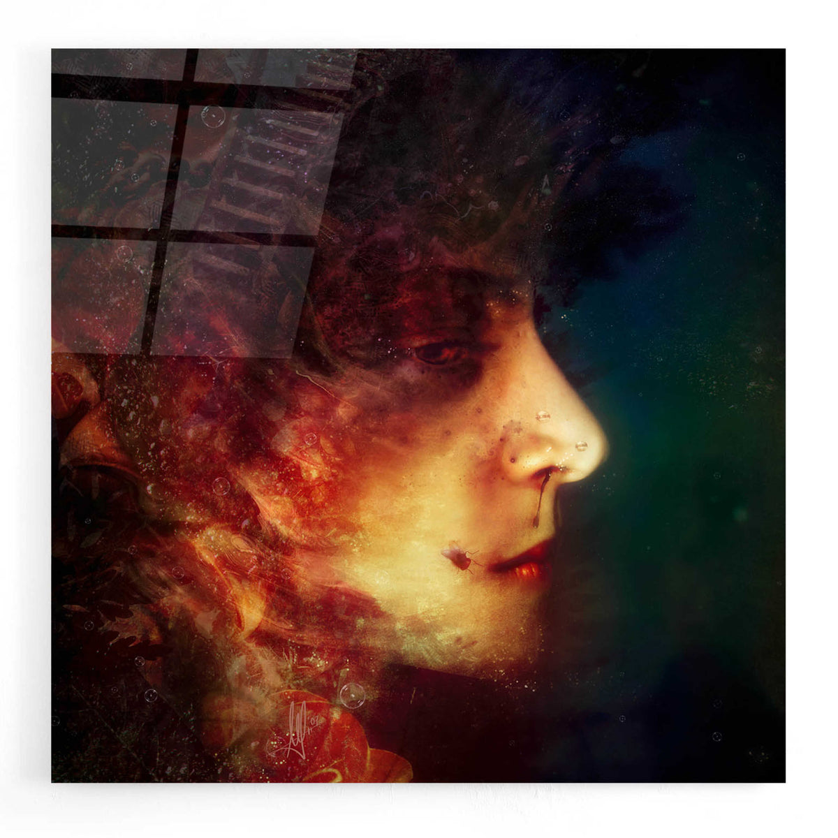Epic Art 'A Moment of Doubt' by Mario Sanchez Nevado, Acrylic Glass Wall Art