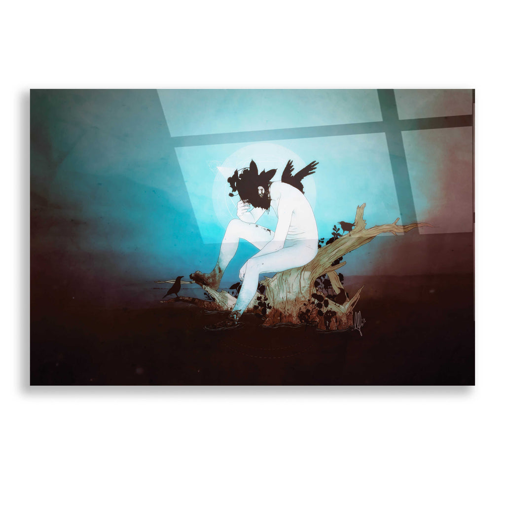 Epic Art 'Black Lake' by Mario Sanchez Nevado, Acrylic Glass Wall Art