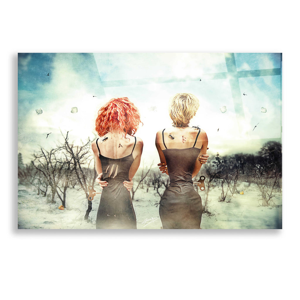 Epic Art 'Conversation' by Mario Sanchez Nevado, Acrylic Glass Wall Art