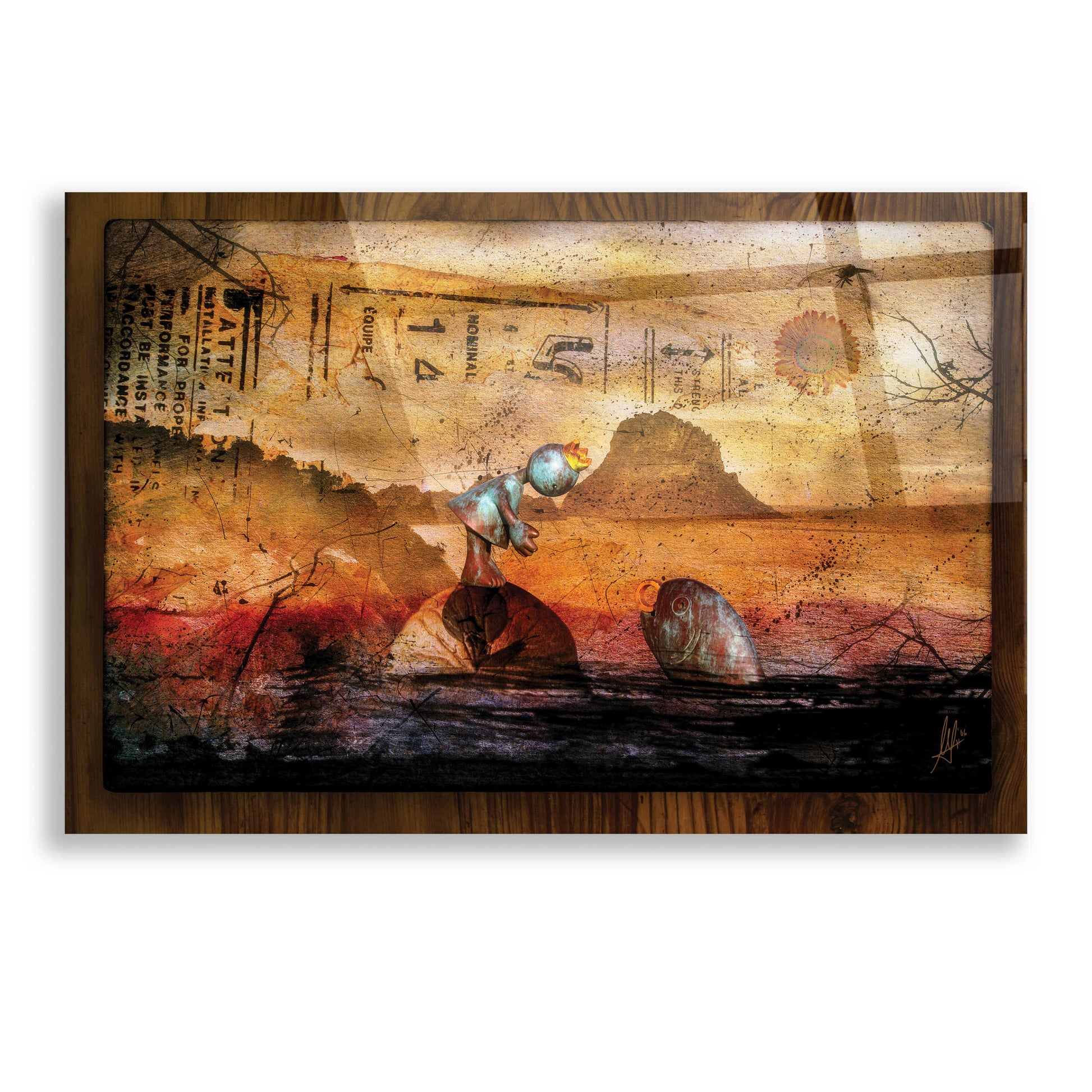 Epic Art 'Once Upon A Time' by Mario Sanchez Nevado, Acrylic Glass Wall Art