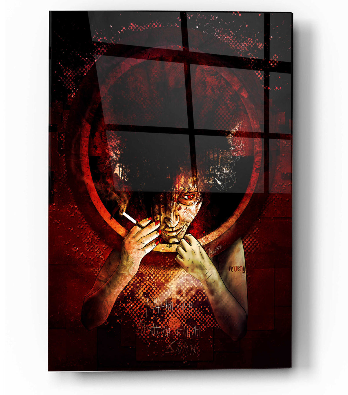 Epic Art 'Revenge' by Mario Sanchez Nevado, Acrylic Glass Wall Art