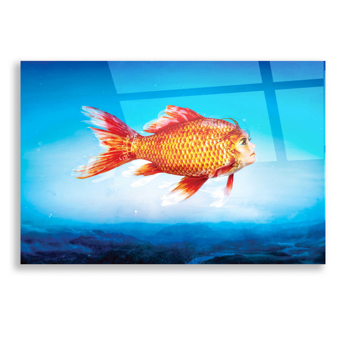 Epic Art 'The Outsider' by Mario Sanchez Nevado, Acrylic Glass Wall Art