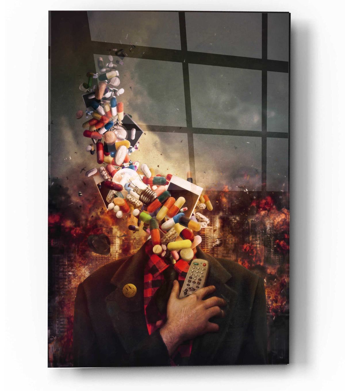 Epic Art 'Comfortably Numb' by Mario Sanchez Nevado, Acrylic Glass Wall Art