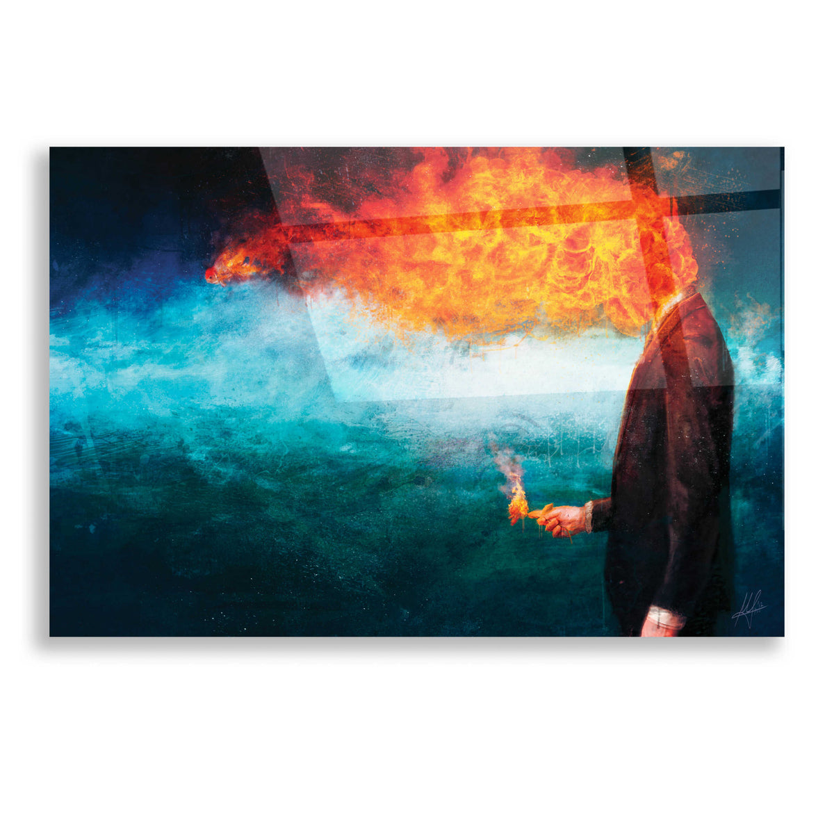 Epic Art 'Deep' by Mario Sanchez Nevado, Acrylic Glass Wall Art