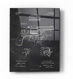 Epic Art 'Revolver Blueprint Patent Chalkboard' Acrylic Glass Wall Art