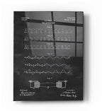 Epic Art 'Telegraphy Blueprint Patent Chalkboard' Acrylic Glass Wall Art