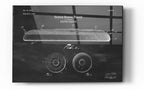 Epic Art 'Flying Disc Blueprint Patent Chalkboard' Acrylic Glass Wall Art