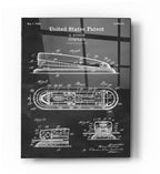 Epic Art 'Stapler Blueprint Patent Chalkboard' Acrylic Glass Wall Art
