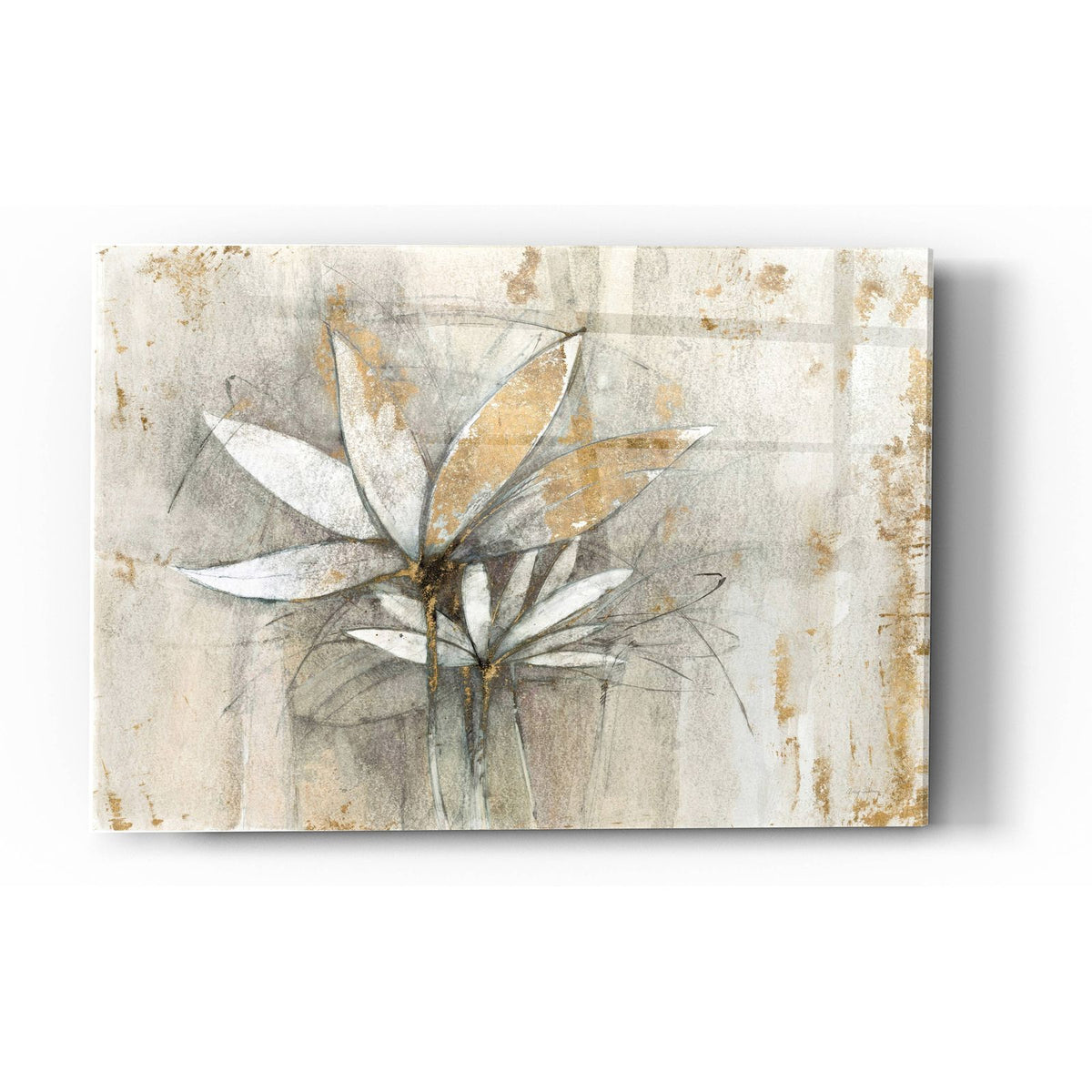 Windflowers Gold by Avery Tillmon acrylic glass wall art
