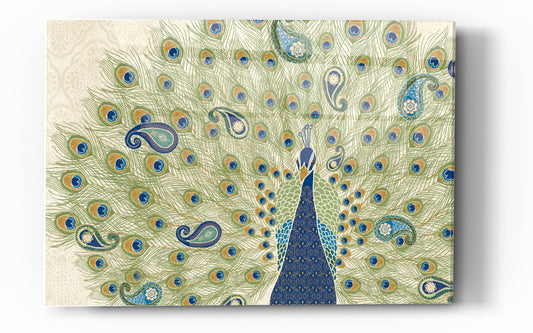 Epic Art 'Peacock Paradise II' by Veronique Charron, Acrylic Glass Wall Art