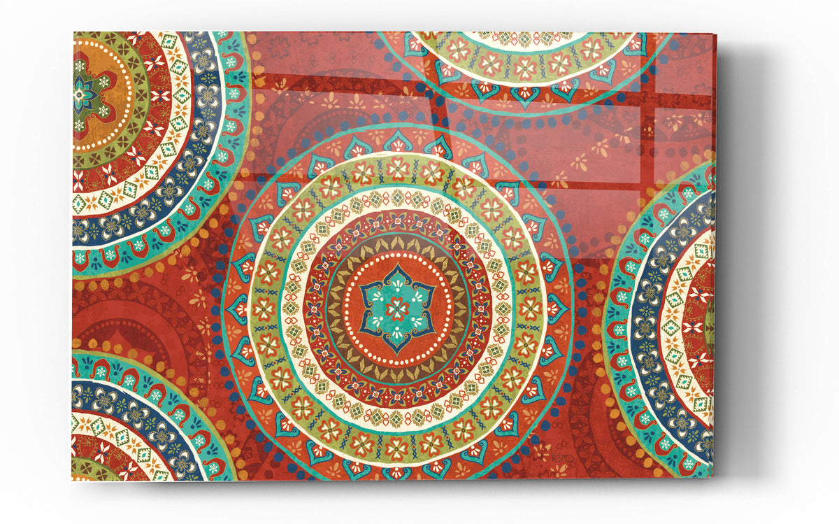 Epic Art 'Mexican Fiesta VII' by Veronique Charron, Acrylic Glass Wall Art