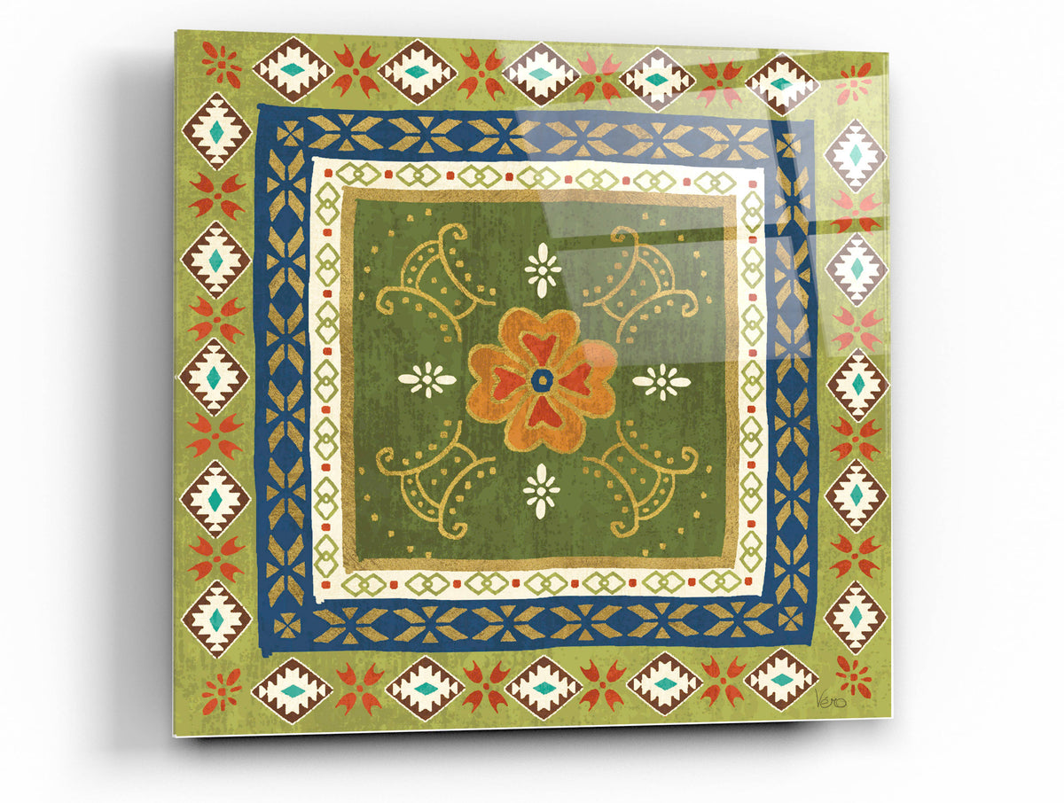 Epic Art 'Mexican Fiesta III' by Veronique Charron, Acrylic Glass Wall Art