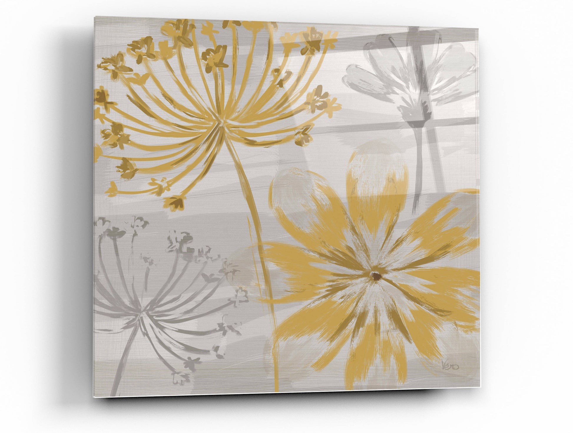 Epic Art 'Flowers in the Wind II' by Veronique Charron, Acrylic Glass Wall Art